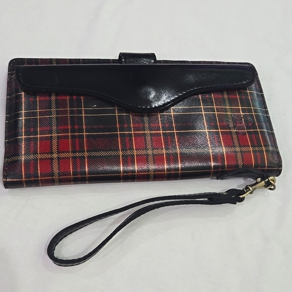 Patricia Nash Tartan Plaid Valentia II Wristlet Wallet - Picture 2 of 9